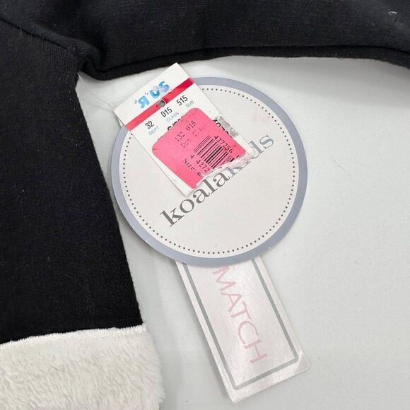 Toys R Us KoalaKids Cat Princess Applique Sweatshirt 6-9M Baby Girl Black White - Picture 2 of 5